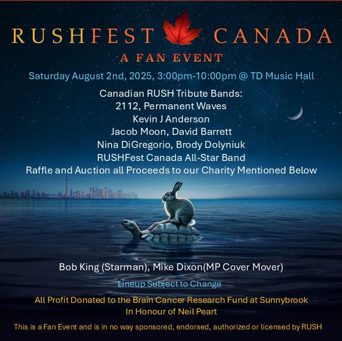 2025 RUSHFest Canada - TD Music Hall, Nina DiGregorio, Kevin Anderson, Hugh Syme, Jacob Moon, David Barrett, Bob King Mike Dixon, Permanent Waves, 2112